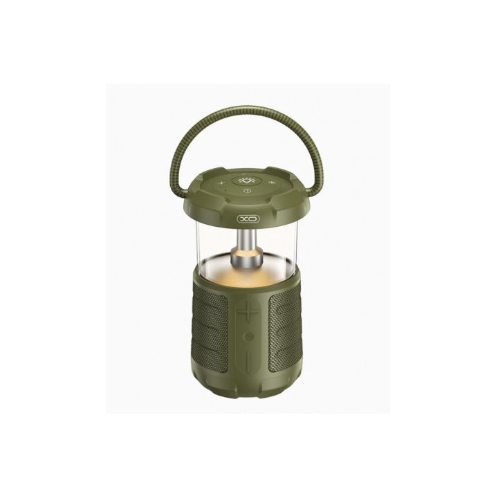 ALTAVOZ BLUETOOTH 15W CON LAMPARA CAMPING XOF49 VERDE XO