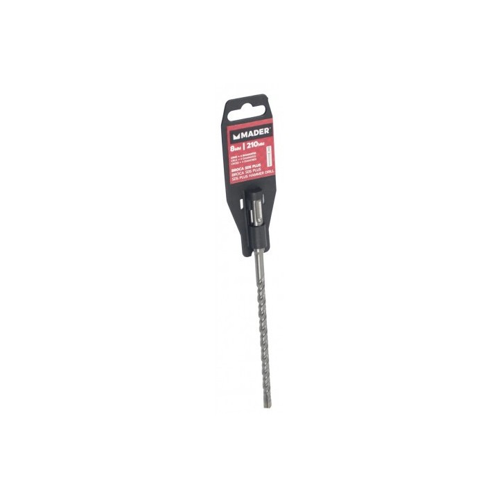 BROCA SDS PLUS, CRUZ PARA HORMIGON 8X210mm. MADER