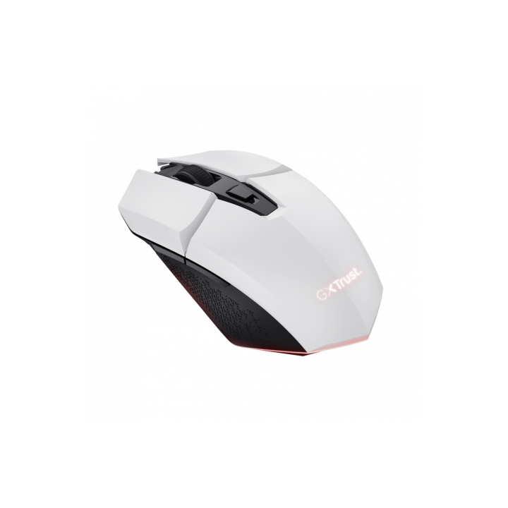 RATON GAMING INALAMBRICO RECARGABLE RGB BLANCO TRUST