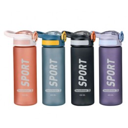 BOTELLA DE AGUA 600 ML SPORT CON BOQUILLA