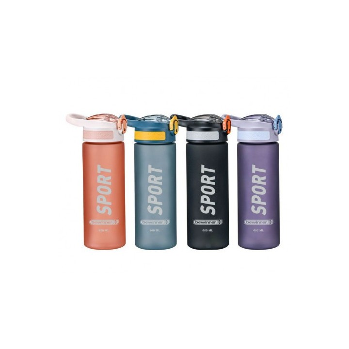 BOTELLA DE AGUA 600 ML SPORT CON BOQUILLA