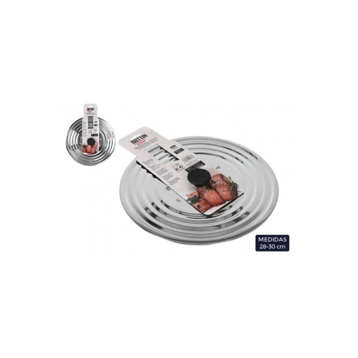TAPA DE SARTEN ACERO INOX 28/30CM QUTTIN