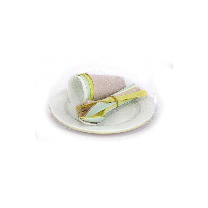 PACK CUBIERTOS PICNIC 20 PIEZAS DEM