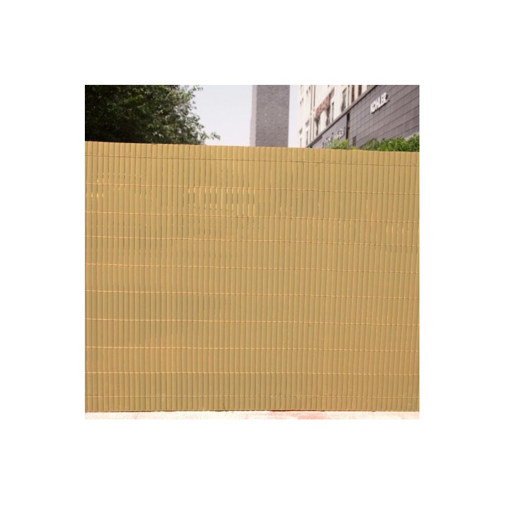 CAÑIZO PLÁSTICO DOBLE CARA 1X3 METROS MARRON CLARO SUNGARDEN