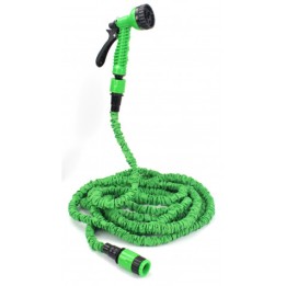 MANGUERA EXTENSIBLE 10 M + PISTOLA 7 CHORROS SAURIUM