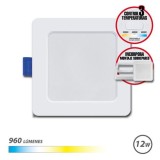 DOWNLIGHT CUADRADO 12W | 960LM SELECTOR 3 TEMPERATURAS + SOBREPARED ELBAT