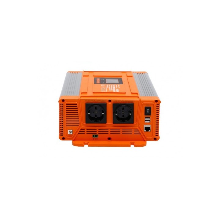 CONVERTIDOR DE CORRIENTE ONDA PURA CON PANTALLA LCD 2000W ELBAT