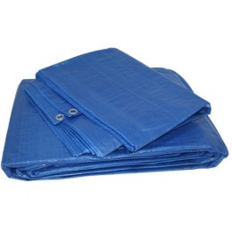 TOLDO / LONA AZUL CON OJALES DE METAL 4X5 METROS SUNGARDEN
