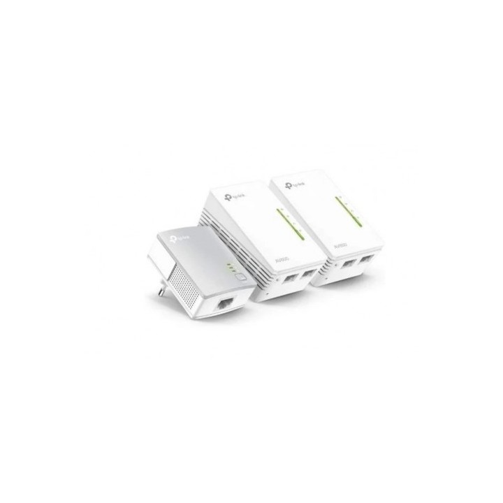 KIT EXTENSOR POWERLINE WIFI TP-LINK AV600 300MBPS (TL-WPA4220) PACK 3