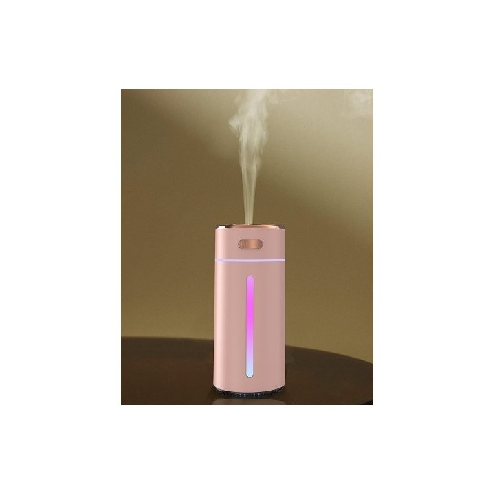 HUMIDIFICADOR PORTATIL CON RGB HF09 ROSA XO