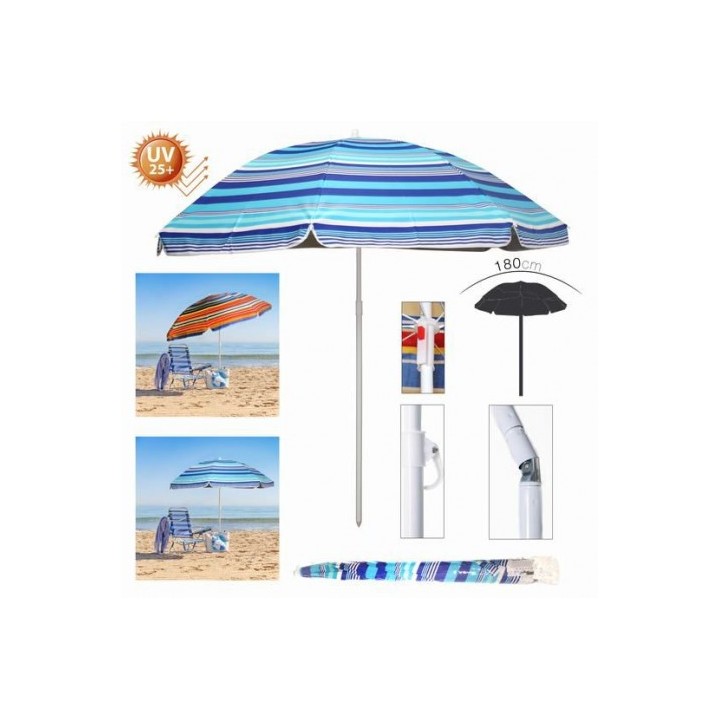 SOMBRILLA PARASOL 180CM PROTECCION UV25