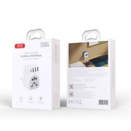 ADAPTADOR DE VIAJE UNIVERSAL + USB X4 WL26 XO
