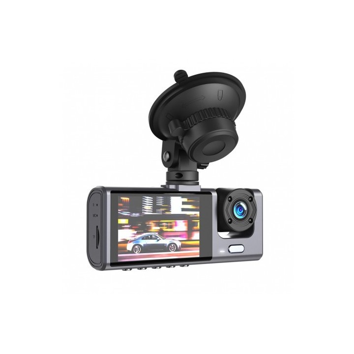 CAMARA DUAL FULL HD PARA VEHICULOS DASHCAM XJ03 XO