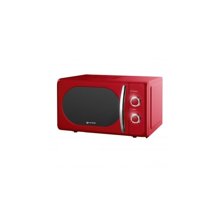 MICROONDAS VINTAGE ROJO 700W. GRUNKEL