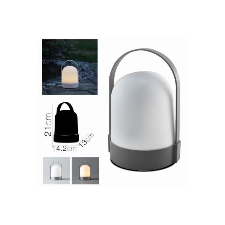 LAMPARA LED CAMPING PORTATIL 14X13X21CM