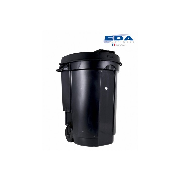 CUBO DE BASURA CON RUEDAS DE 110 LITROS EDA