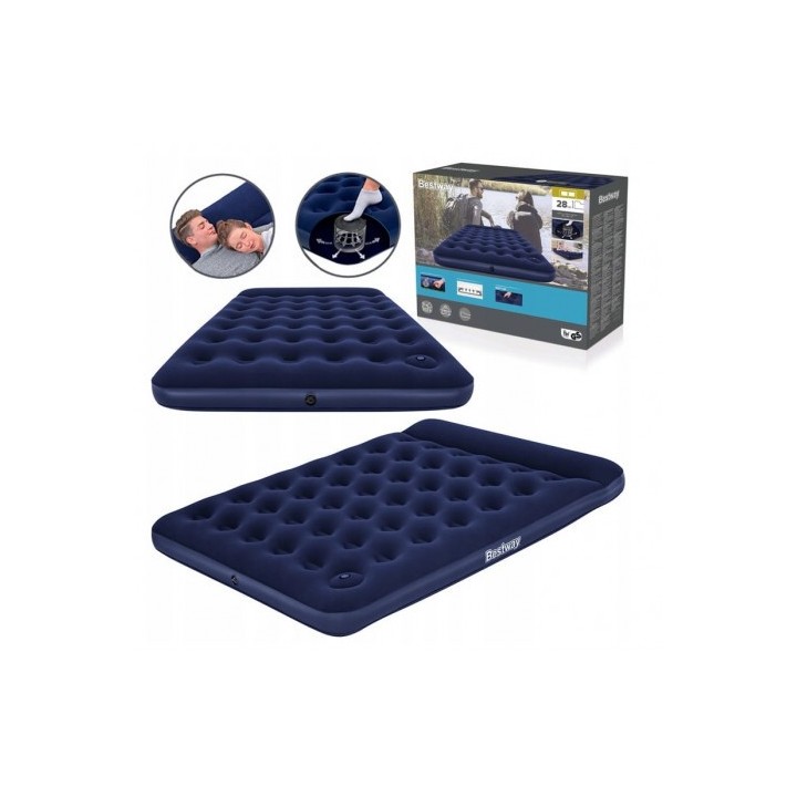 COLCHON CAMPING DOBLE HINCHADOR DE PIE 203X152X28CM BESTWAY