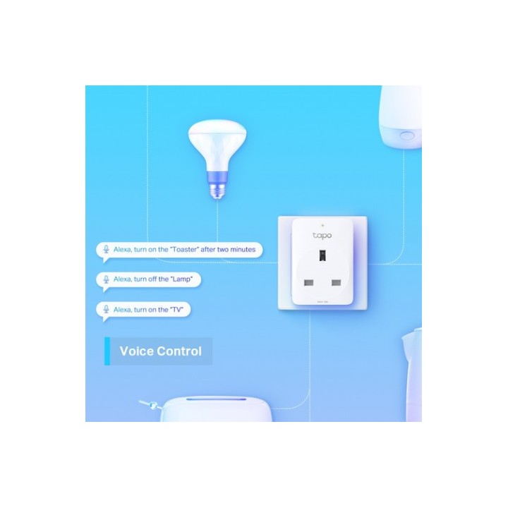 MINI ENCHUFE INTELIGENTE TAPO P100 WIFI SMART PLUG TP-LINK