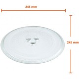 PLATO VIDRIO 245MM PARA MICROONDAS MUVIP
