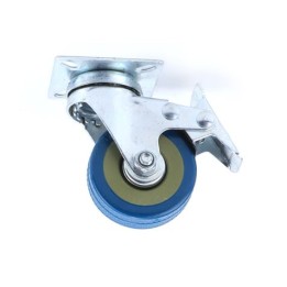 RUEDA GIRATORIA 50MM CON FRENO MADER