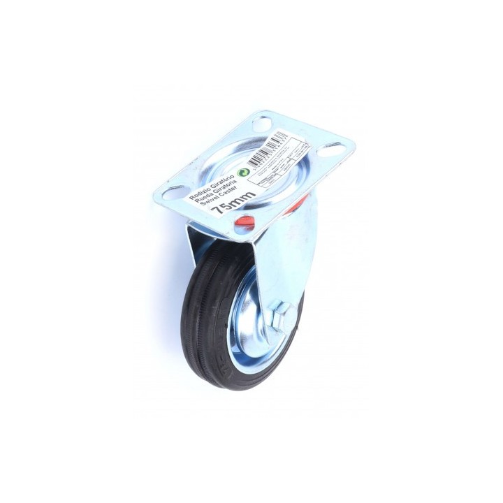 RUEDA GIRATORIA 75MM MADER