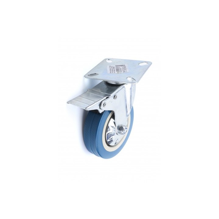 RUEDA GIRATORIA 100MM CON FRENO MADER