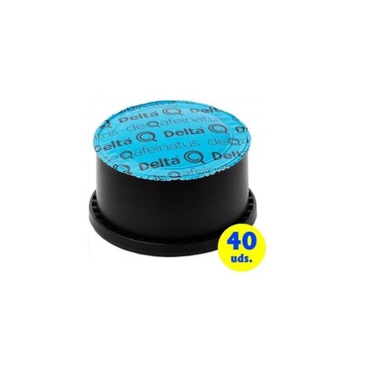 PACK 40 CAPSULAS CAFE DESCAFEINADO DELTA DEQAFEINATUS