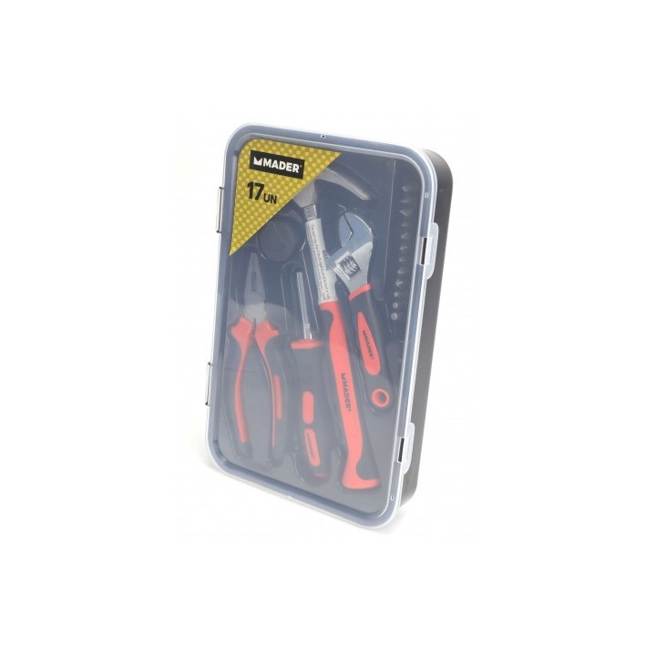 KIT HERRAMIENTAS 17PCS MADER