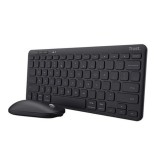 KIT TECLADO Y RATON COMPACTO BLUETOOTH TRUST LYRA