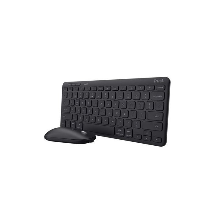 KIT TECLADO Y RATON COMPACTO BLUETOOTH TRUST LYRA