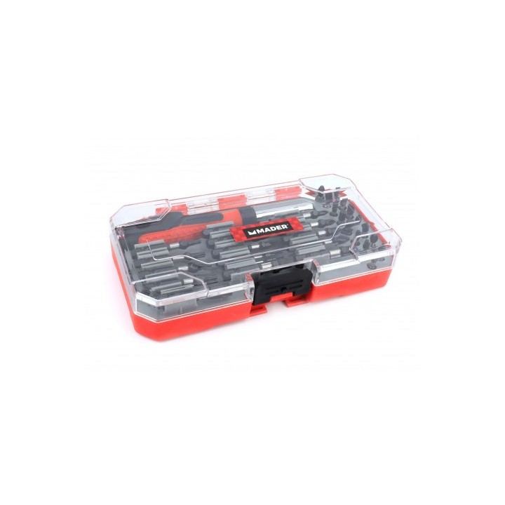 JUEGO PUNTAS CON LLAVE 31PCS MADER