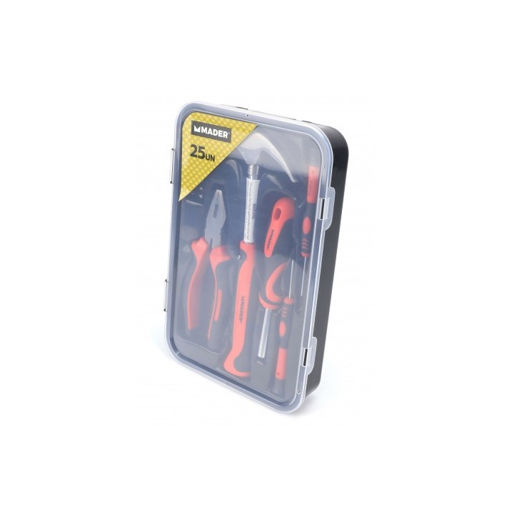 KIT HERRAMIENTAS 25PCS MADER