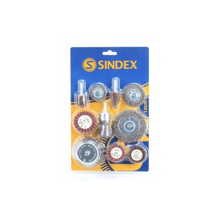 KIT RASCADOR + LIJAS 10 UNIDADES SINDEX