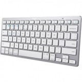 TECLADO COMPACTO INALAMBRICO BLUETOOTH PLATA TRUST
