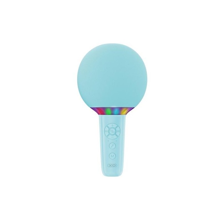 MICROFONO INALAMBRICO PARA KARAOKE BE50 AZUL XO