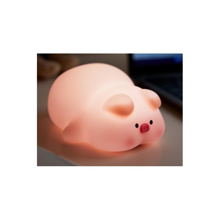 LAMPARA DE NOCHE INFANTIL SOFT PIG 0Z09 XO