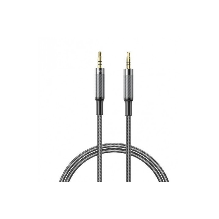 CABLE AUDIO JACK 3.5 - JACK 3.5 TRENZADO NEGRO NBR279C XO