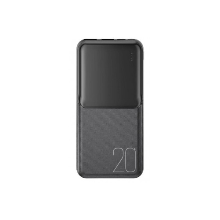 POWERBANK 20000MAH 2 SALIDAS NEGRO PR252 XO