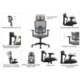 SILLA OFICINA GAMA SENIOR SE1400 CROMAD