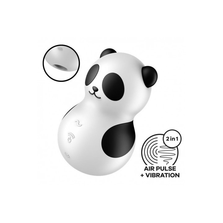 SUCCIONADOR CLITORIS CON VIBRACION POCKET PANDA SATISFYER
