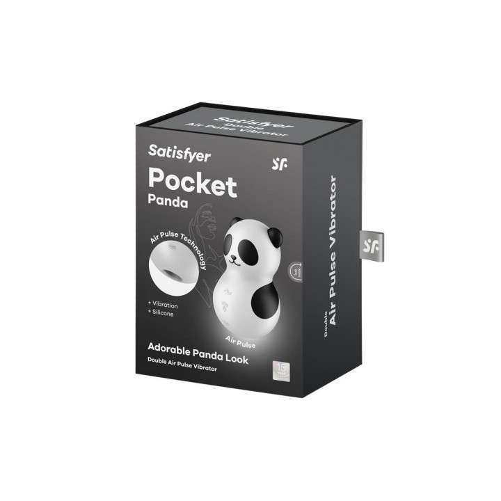 SUCCIONADOR CLITORIS CON VIBRACION POCKET PANDA SATISFYER