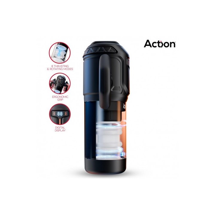 MASTURBADOR MASCULINO AUTOMATICO CLIMAX ZYON ACTION
