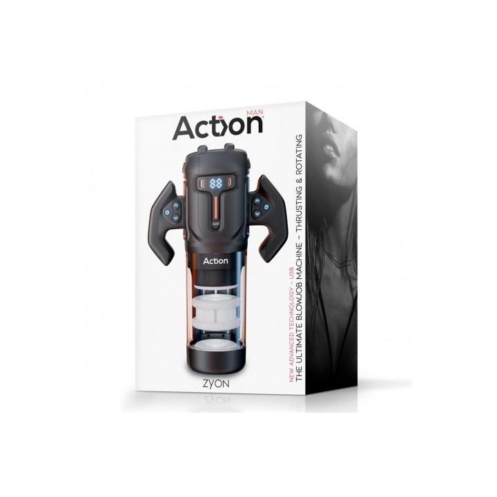 MASTURBADOR MASCULINO AUTOMATICO CLIMAX ZYON ACTION