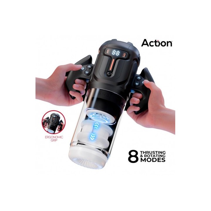 MASTURBADOR MASCULINO AUTOMATICO CLIMAX ZYON ACTION