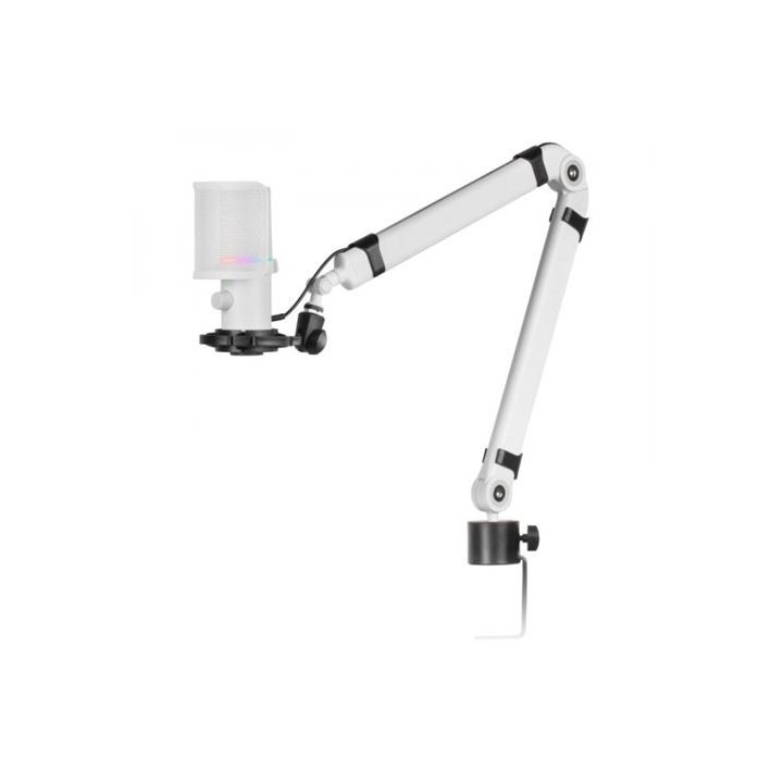 MICROFONO MMIC-XT BLANCO | BRAZO REGULABLE | RGB | ACCESORIOS | MARS GAMING