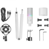 MICROFONO MMIC-XT BLANCO | BRAZO REGULABLE | RGB | ACCESORIOS | MARS GAMING