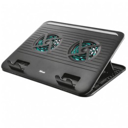 BASE DE REFRIGERACION DOBLE VENTILADOR TRUST CYCLONE HASTA 16"