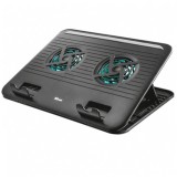 BASE DE REFRIGERACION DOBLE VENTILADOR TRUST CYCLONE HASTA 16"