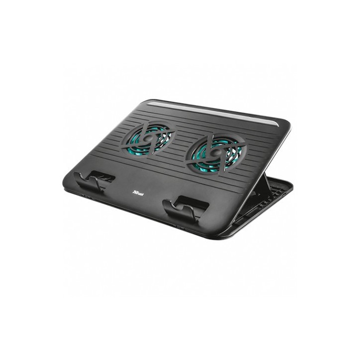 BASE DE REFRIGERACION DOBLE VENTILADOR TRUST CYCLONE HASTA 16"