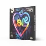 LAMPARA DECORATIVA NEON LED LOVE IN HEART FOREVER